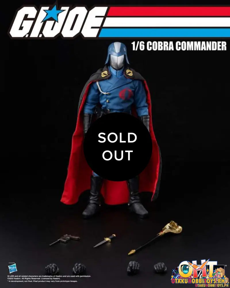 Threezero G.i. Joe Figzero 1/6 Cobra Commander Articulated Figure
