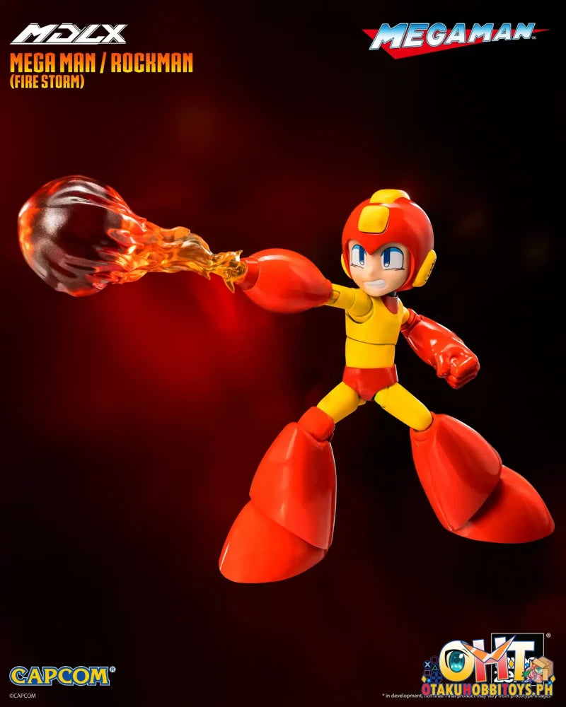 Threezero Mdlx Mega Man / Rockman (Fire Storm) Articulated Figure