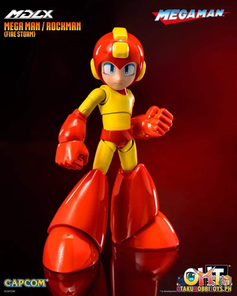 Threezero Mdlx Mega Man / Rockman (Fire Storm) Articulated Figure