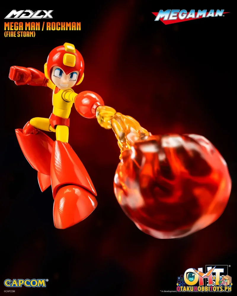 Threezero Mdlx Mega Man / Rockman (Fire Storm) Articulated Figure