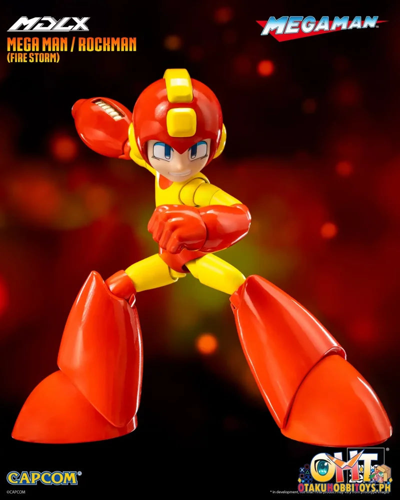 Threezero Mdlx Mega Man / Rockman (Fire Storm) Articulated Figure