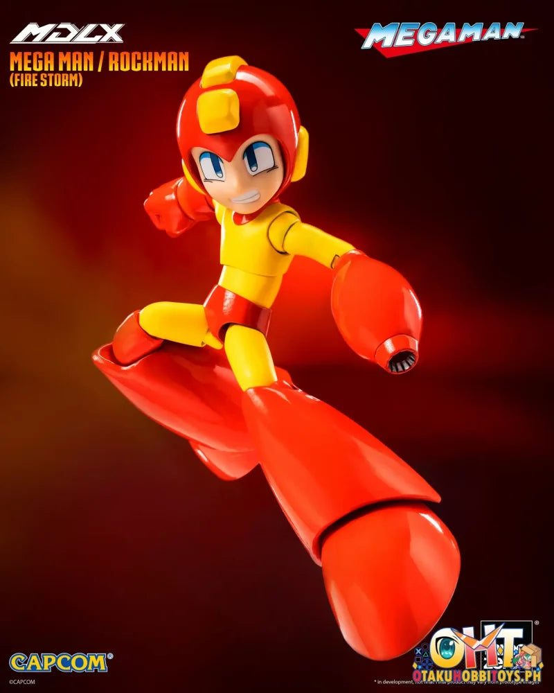 Threezero Mdlx Mega Man / Rockman (Fire Storm) Articulated Figure