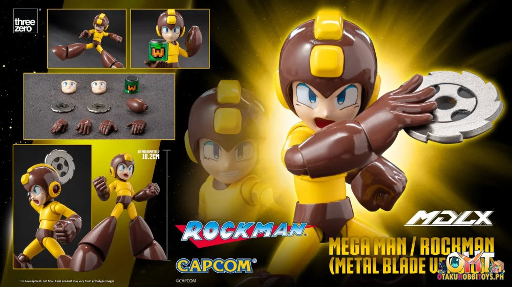 Threezero Mdlx Mega Man / Rockman (Metal Blade Articulated Figure