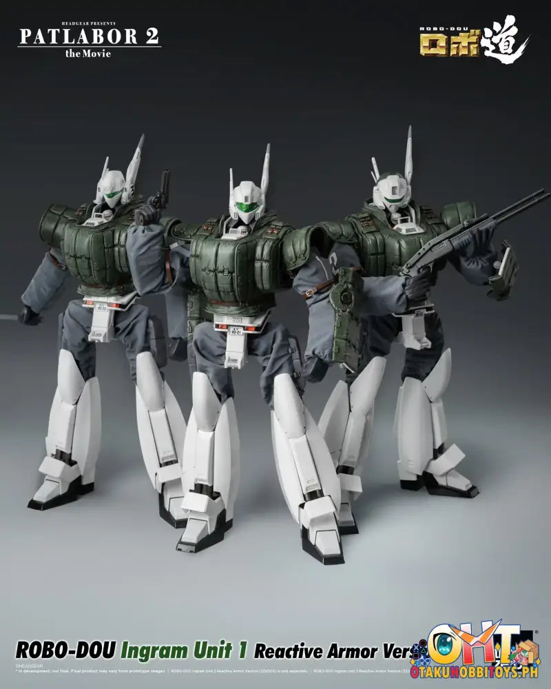 Threezero Patlabor 2: The Movie Robo-Dou Ingram Unit 1 Reactive Armor Version