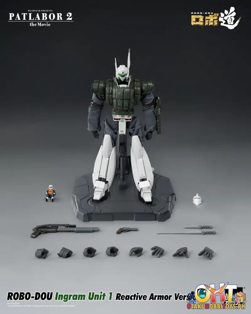 Threezero Patlabor 2: The Movie Robo-Dou Ingram Unit 1 Reactive Armor Version