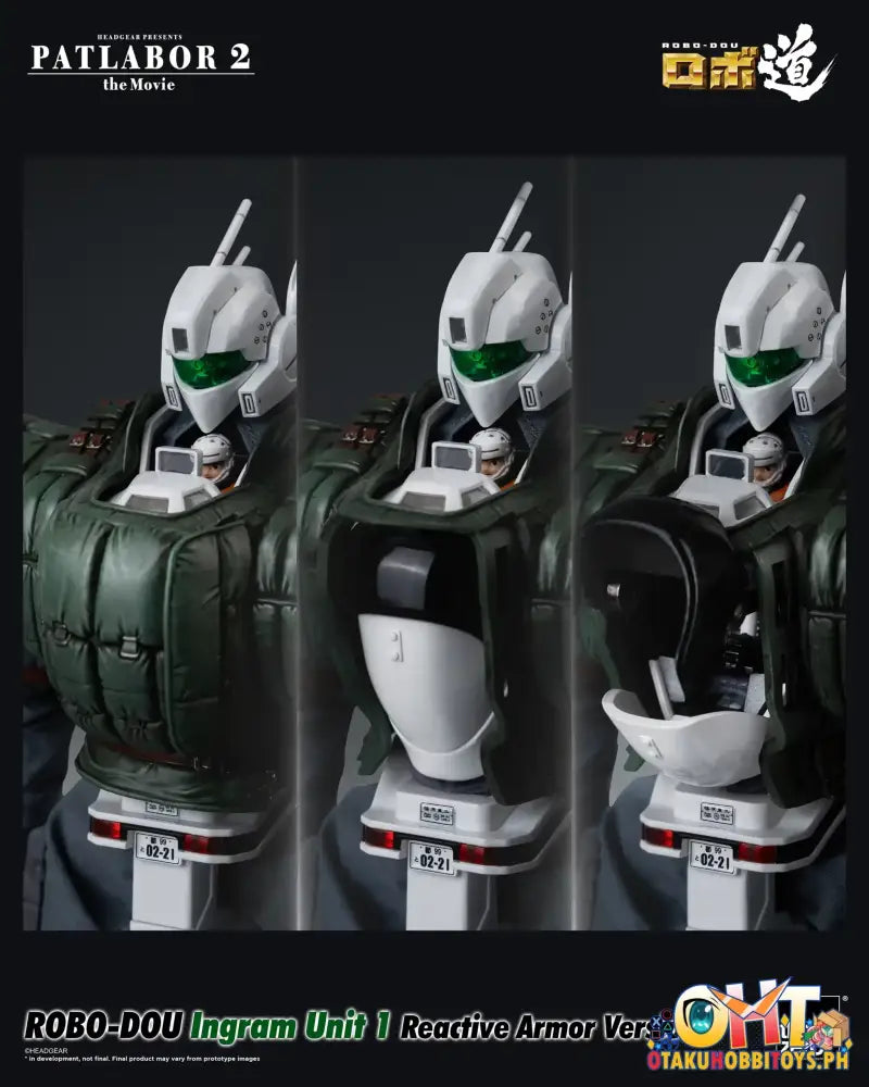 Threezero Patlabor 2: The Movie Robo-Dou Ingram Unit 1 Reactive Armor Version