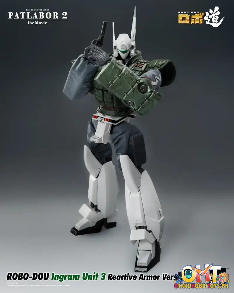 Threezero Patlabor 2: The Movie Robo-Dou Ingram Unit 3 Reactive Armor Version