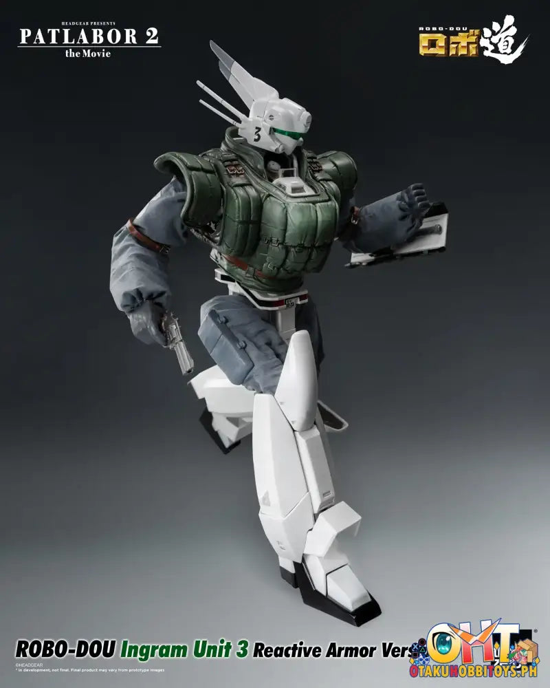 Threezero Patlabor 2: The Movie Robo-Dou Ingram Unit 3 Reactive Armor Version