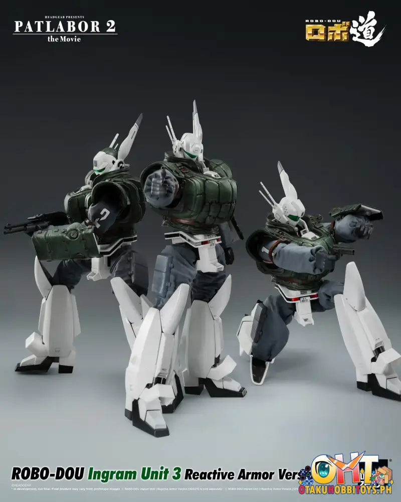 Threezero Patlabor 2: The Movie Robo-Dou Ingram Unit 3 Reactive Armor Version