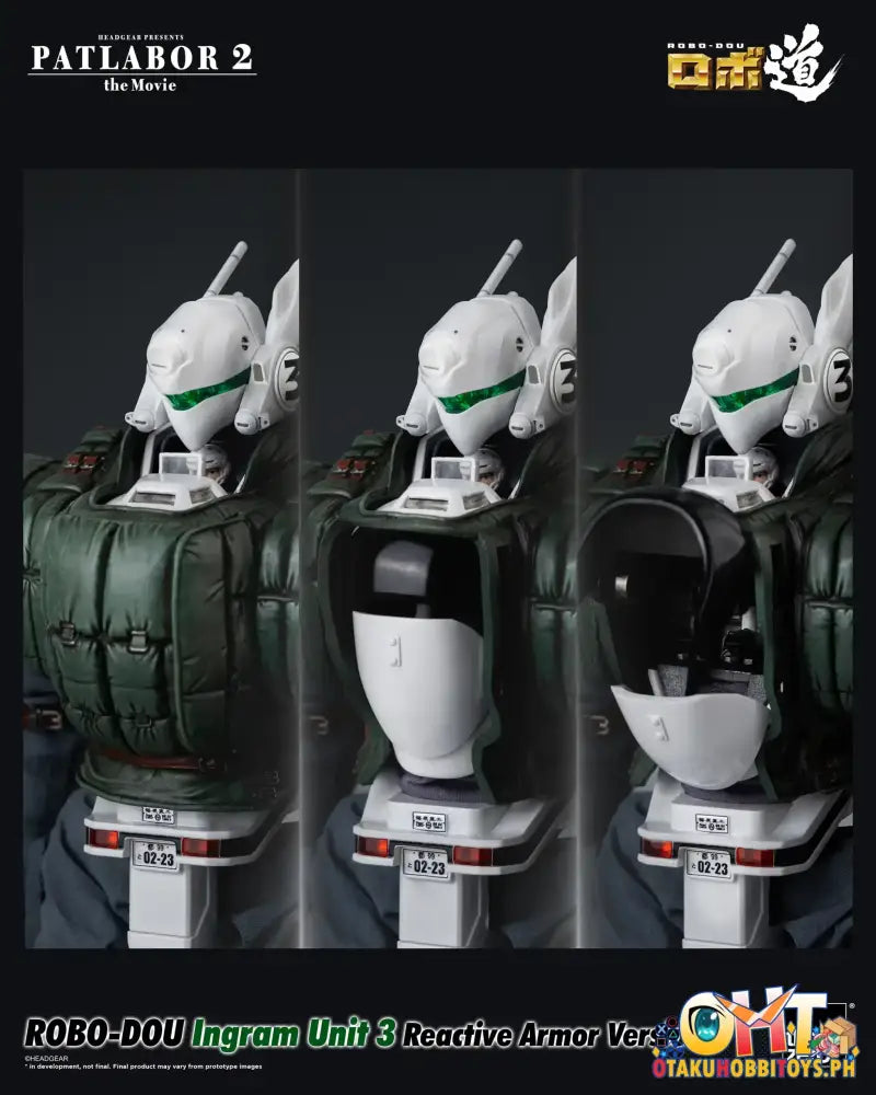 Threezero Patlabor 2: The Movie Robo-Dou Ingram Unit 3 Reactive Armor Version