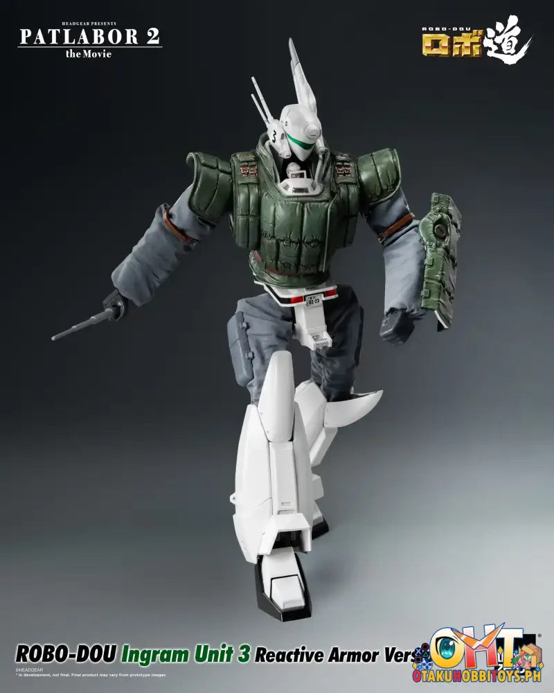 Threezero Patlabor 2: The Movie Robo-Dou Ingram Unit 3 Reactive Armor Version