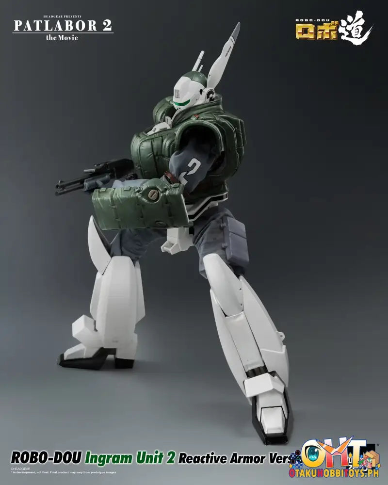 Threezero Patlabor 2: The Movie Robo-Dou Ingram Unit 2 Reactive Armor Version