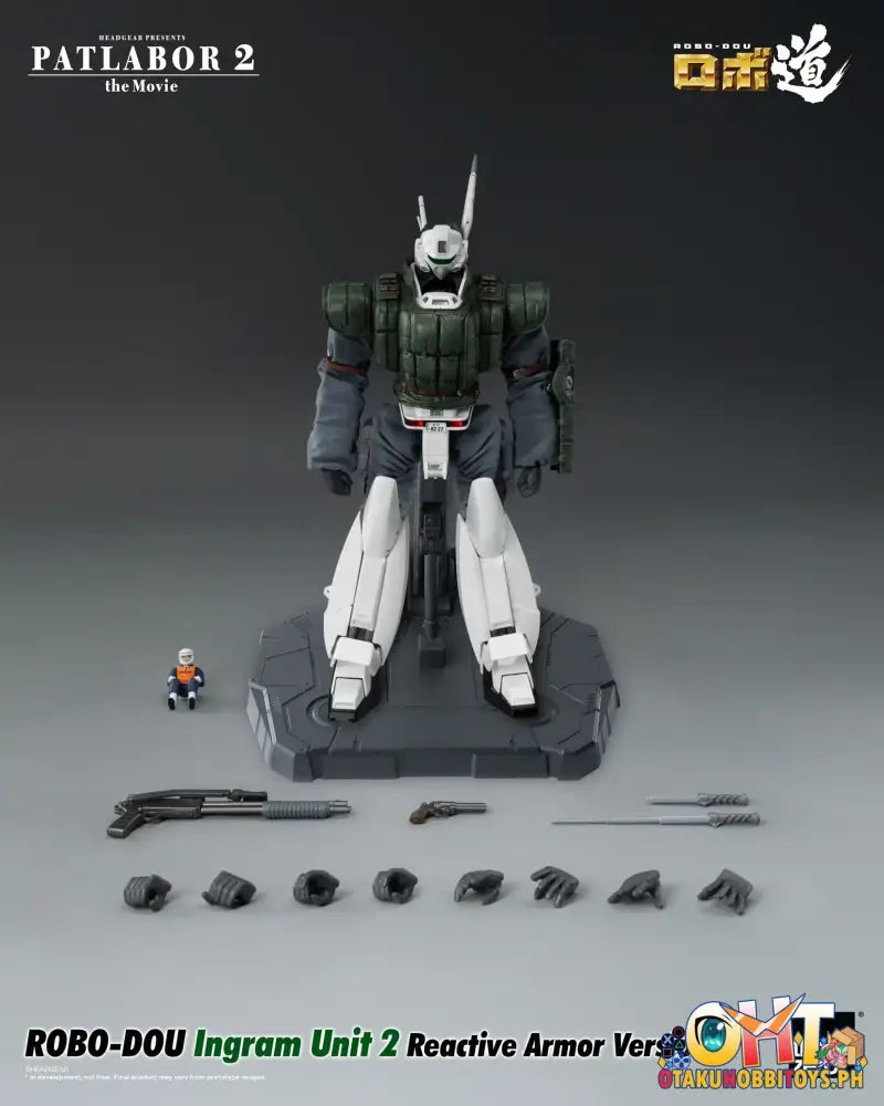 Threezero Patlabor 2: The Movie Robo-Dou Ingram Unit 2 Reactive Armor Version