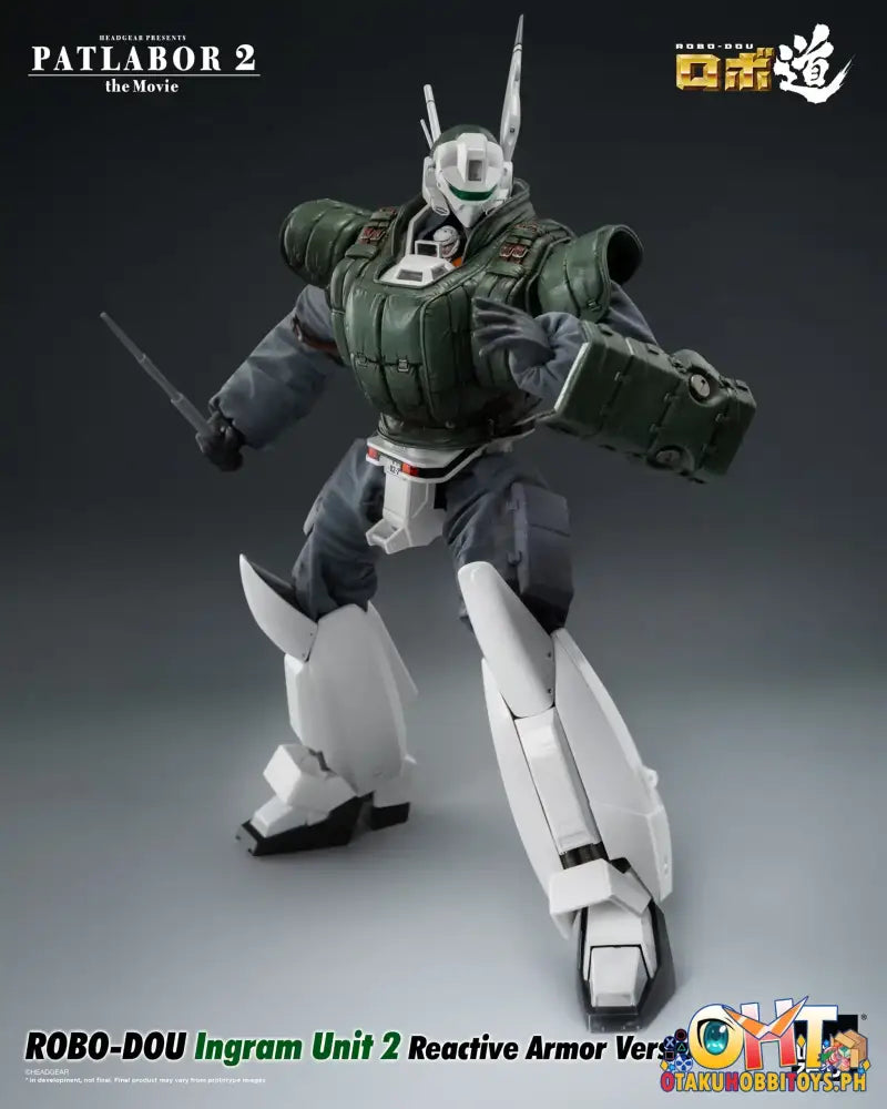 Threezero Patlabor 2: The Movie Robo-Dou Ingram Unit 2 Reactive Armor Version