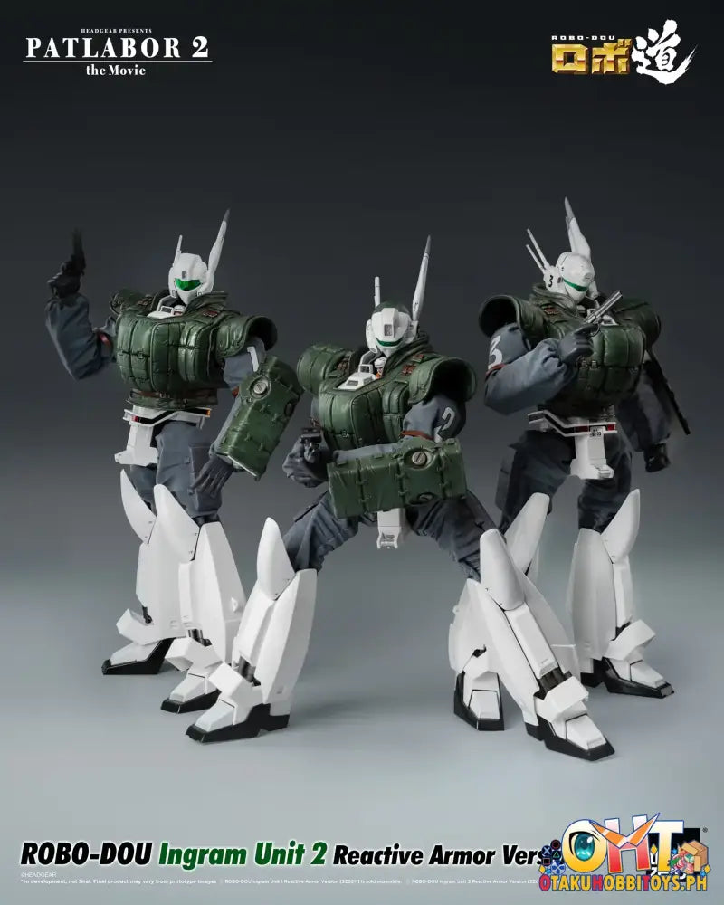 Threezero Patlabor 2: The Movie Robo-Dou Ingram Unit 2 Reactive Armor Version