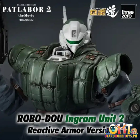 Threezero Patlabor 2: The Movie Robo-Dou Ingram Unit 2 Reactive Armor Version