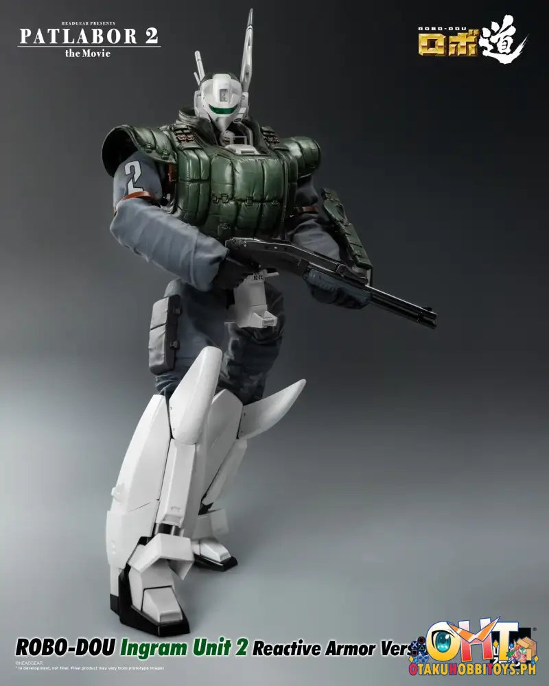 Threezero Patlabor 2: The Movie Robo-Dou Ingram Unit 2 Reactive Armor Version