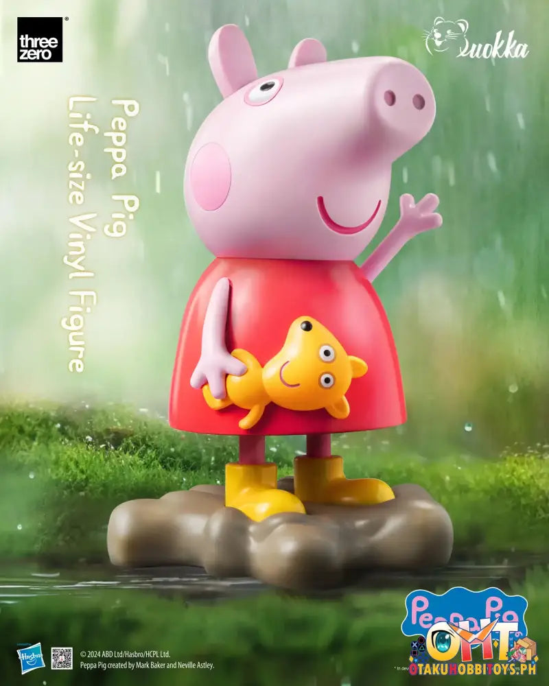 Threezero Peppa Pig Tv Life - Size Vinyl Figure
