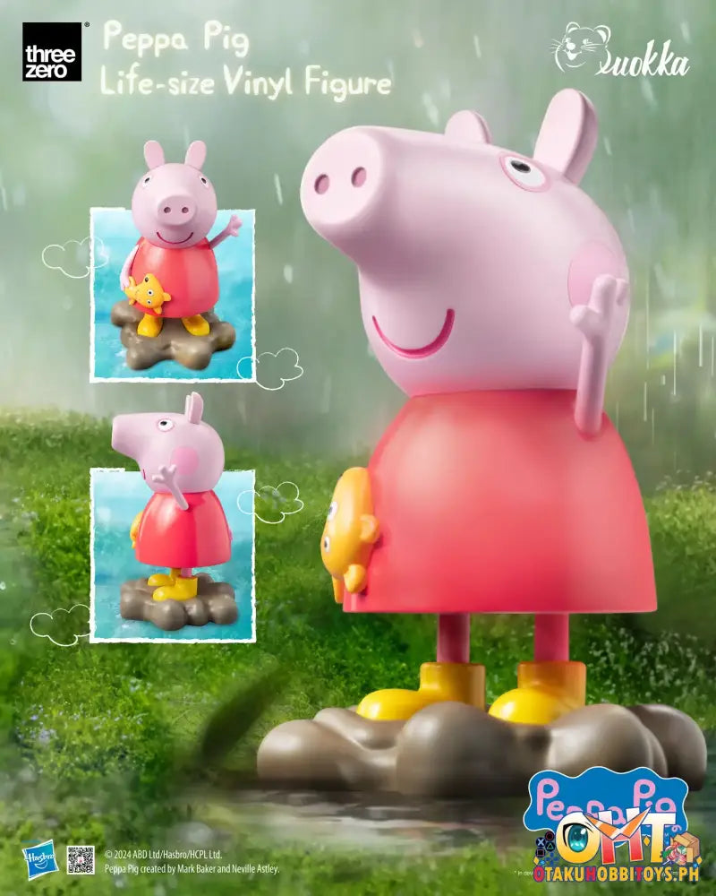 Threezero Peppa Pig Tv Life - Size Vinyl Figure