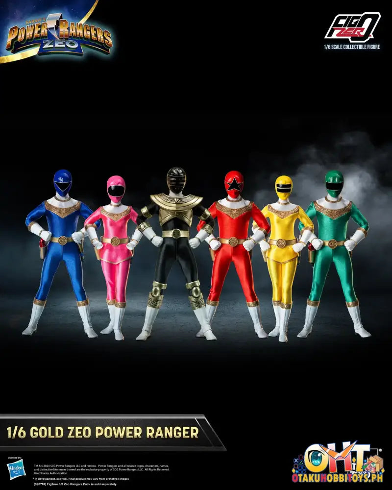 Threezero Power Rangers Zeo Figzero 1/6 Gold Ranger