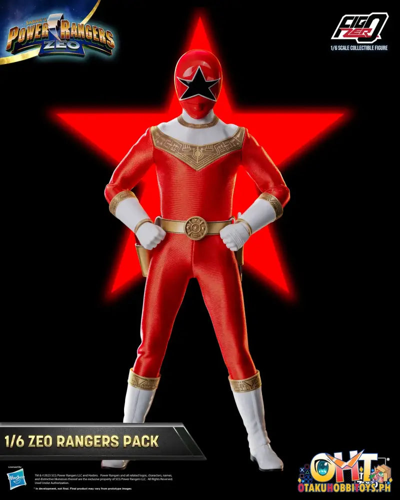 Threezero Power Rangers Zeo Figzero 1/6 Pack 3Z07620W0