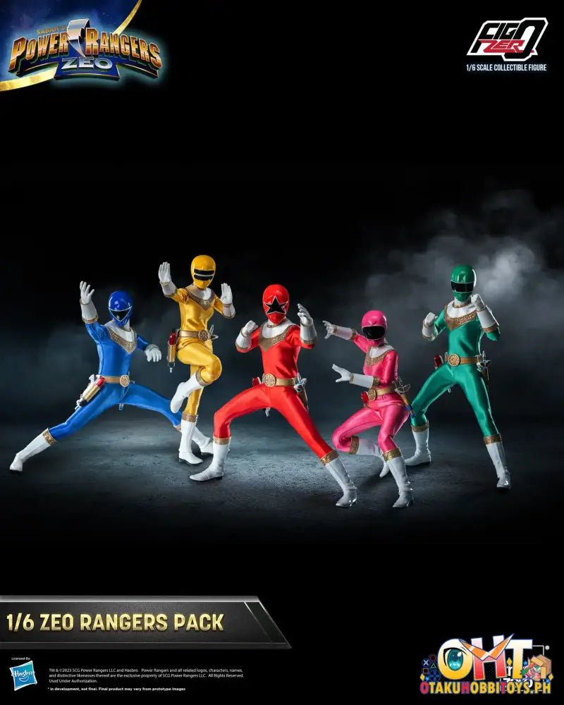 Threezero Power Rangers Zeo Figzero 1/6 Pack 3Z07620W0
