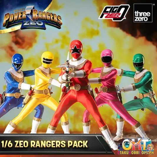Threezero Power Rangers Zeo Figzero 1/6 Pack 3Z07620W0