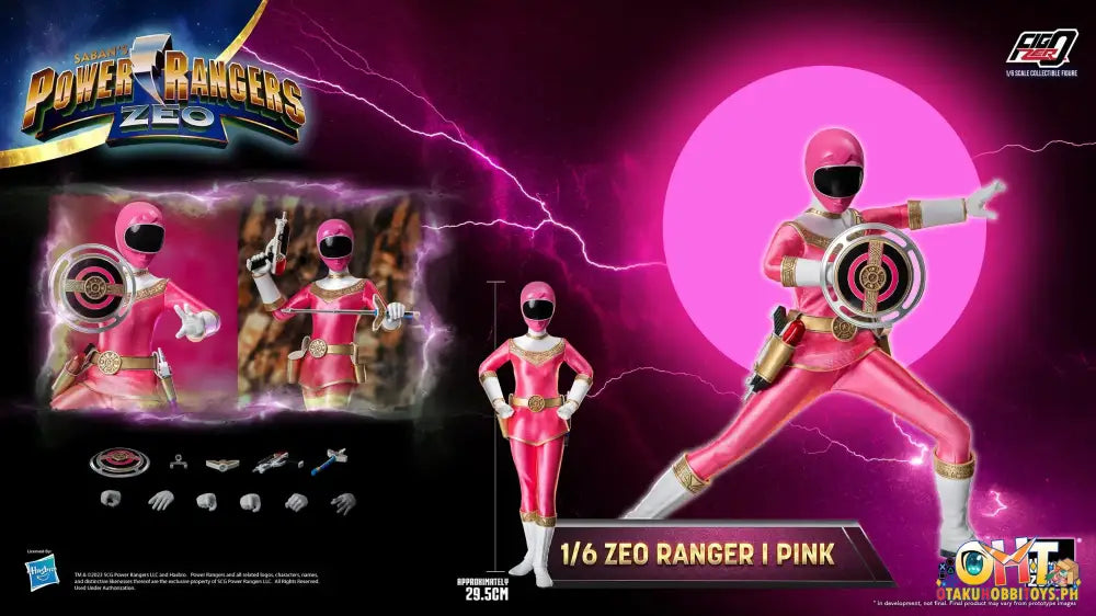 Threezero Power Rangers Zeo Figzero 1/6 Ranger I Pink 3Z05830W0