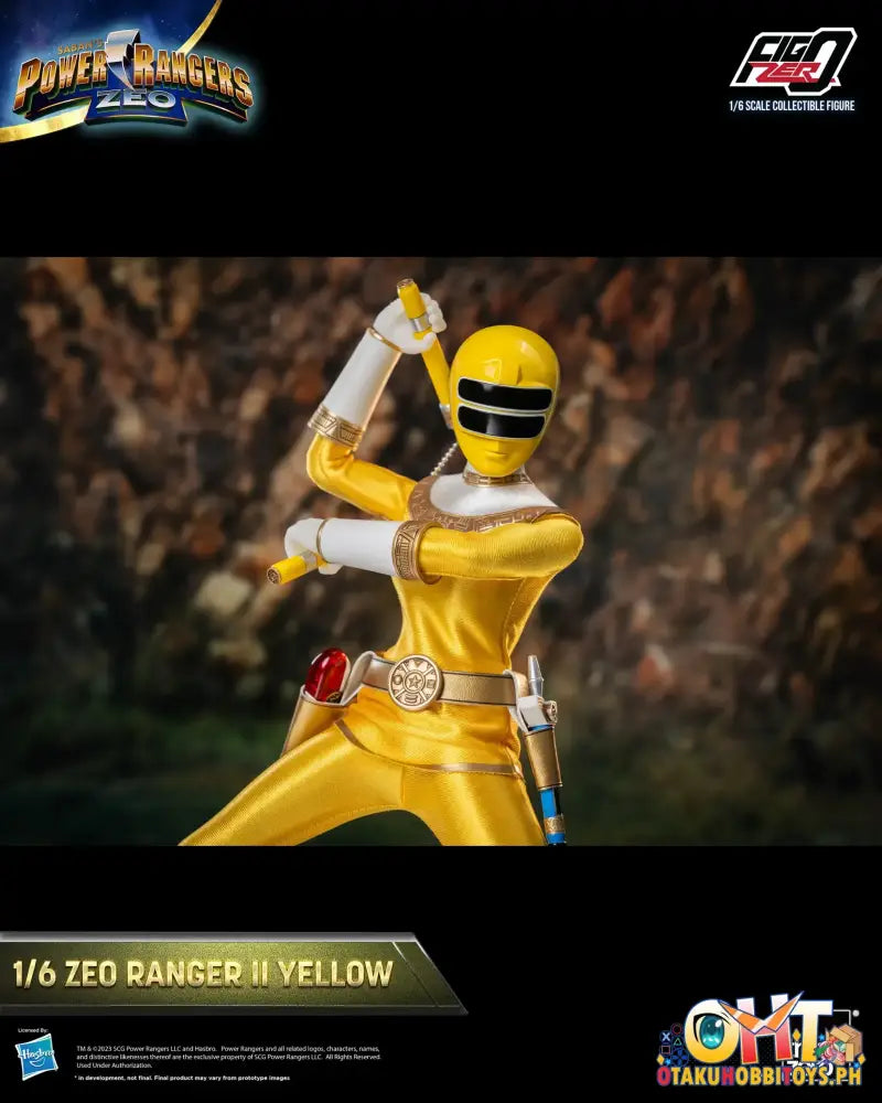 Threezero Power Rangers Zeo Figzero 1/6 Ranger Ii Yellow 3Z05846W0