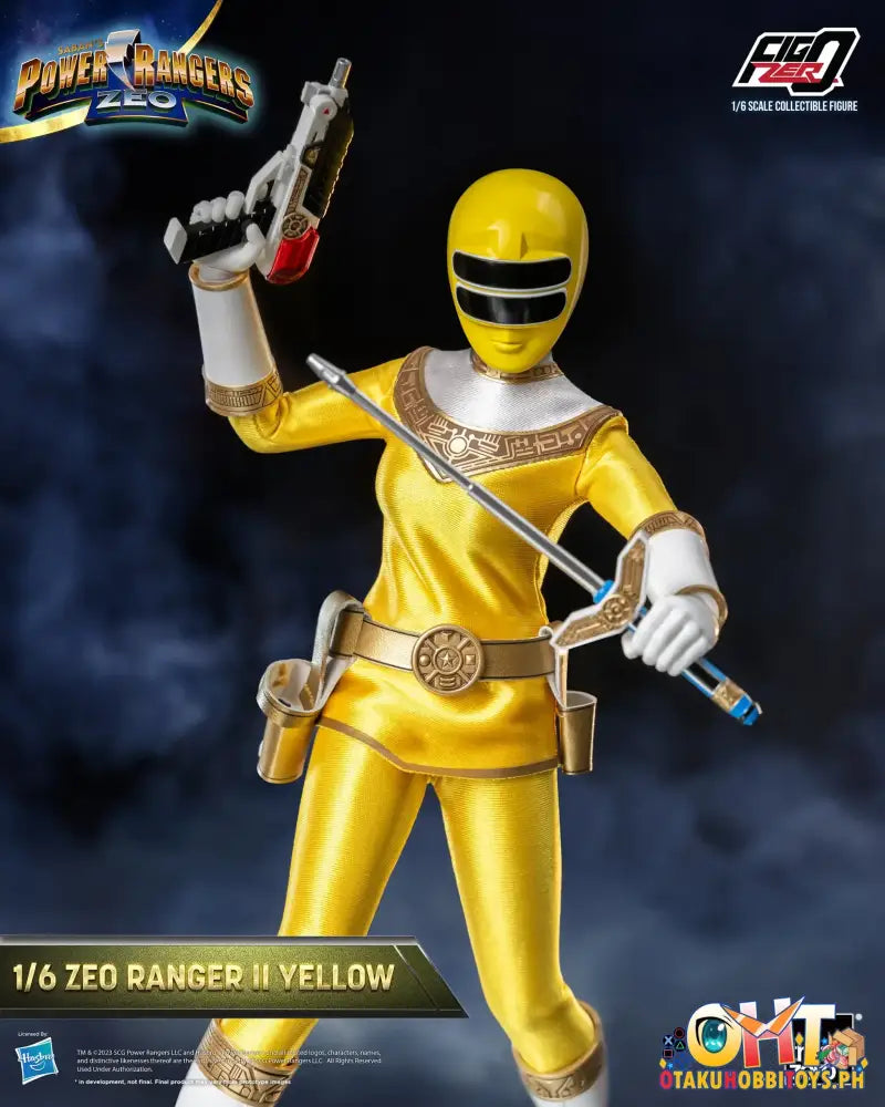 Threezero Power Rangers Zeo Figzero 1/6 Ranger Ii Yellow 3Z05846W0