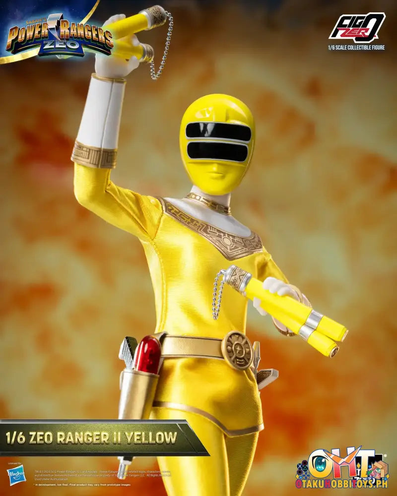 Threezero Power Rangers Zeo Figzero 1/6 Ranger Ii Yellow 3Z05846W0