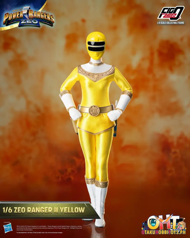 Threezero Power Rangers Zeo Figzero 1/6 Ranger Ii Yellow 3Z05846W0