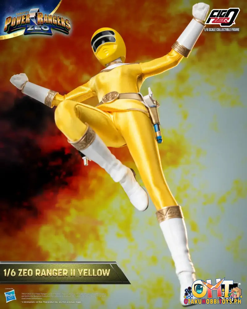 Threezero Power Rangers Zeo Figzero 1/6 Ranger Ii Yellow 3Z05846W0