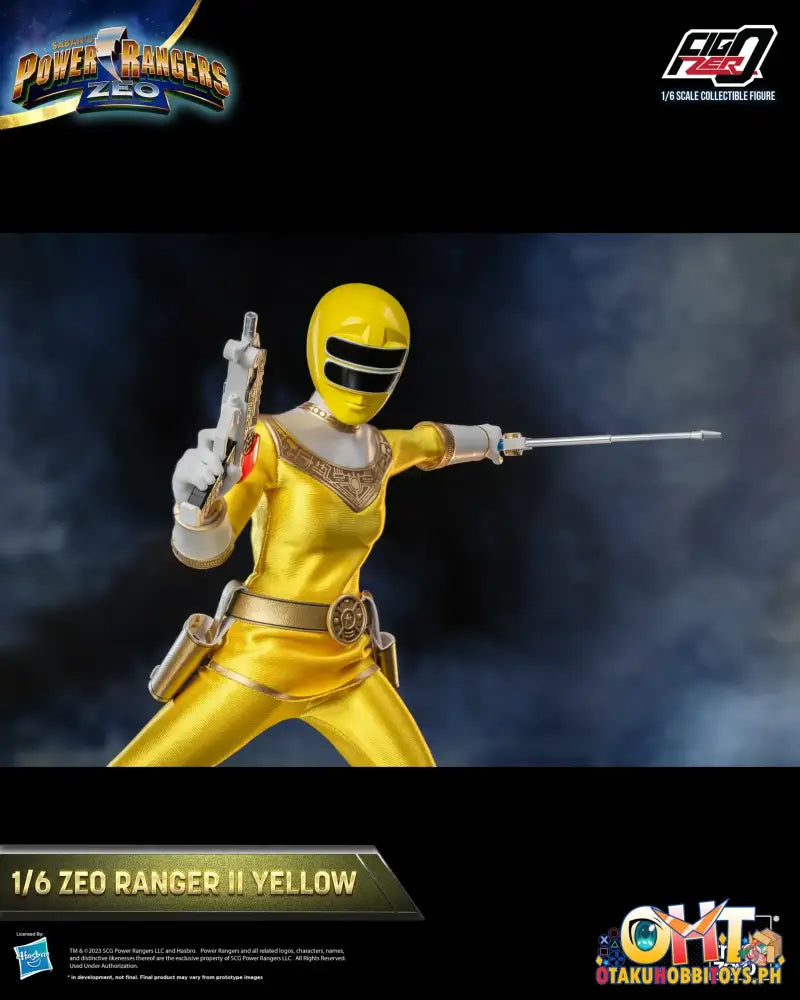 Threezero Power Rangers Zeo Figzero 1/6 Ranger Ii Yellow 3Z05846W0