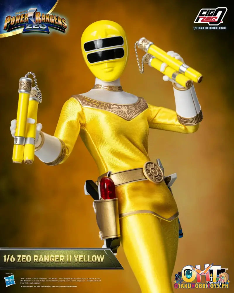 Threezero Power Rangers Zeo Figzero 1/6 Ranger Ii Yellow 3Z05846W0