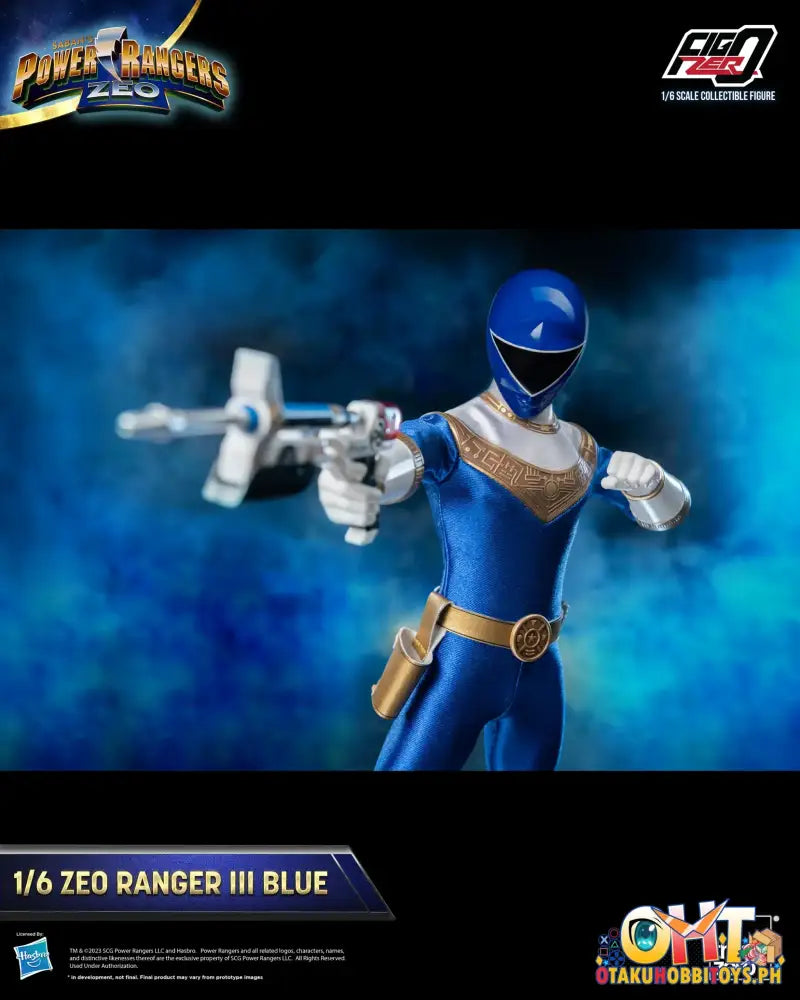 Threezero Power Rangers Zeo Figzero 1/6 Ranger Iii Blue 3Z05850W0