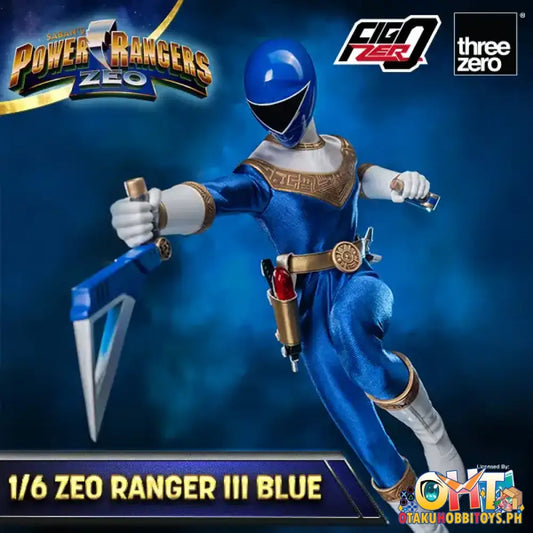Threezero Power Rangers Zeo Figzero 1/6 Ranger Iii Blue 3Z05850W0