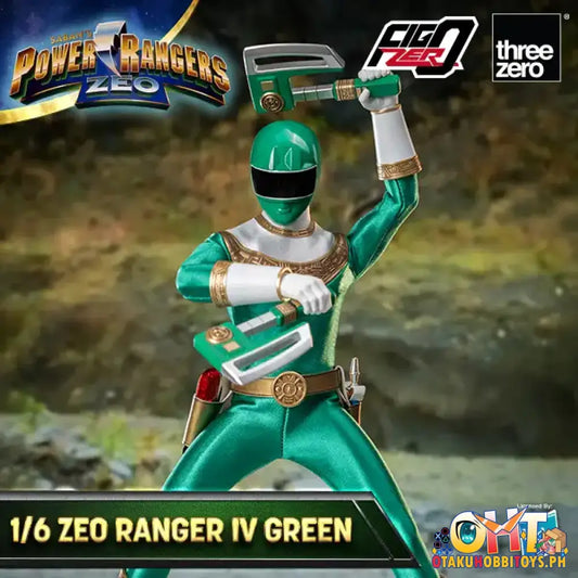 Threezero Power Rangers Zeo Figzero 1/6 Ranger Iv Green 3Z05860W0
