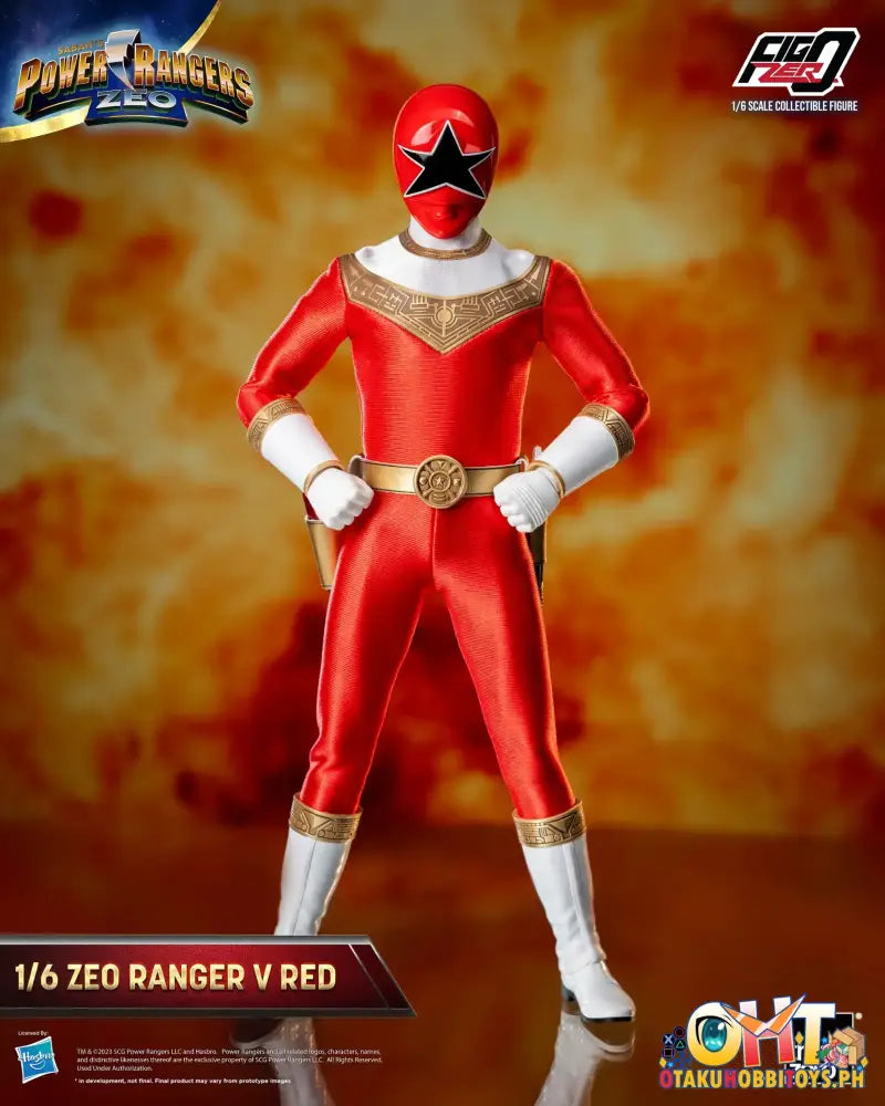 Threezero Power Rangers Zeo Figzero 1/6 Ranger V Red 3Z05870W0
