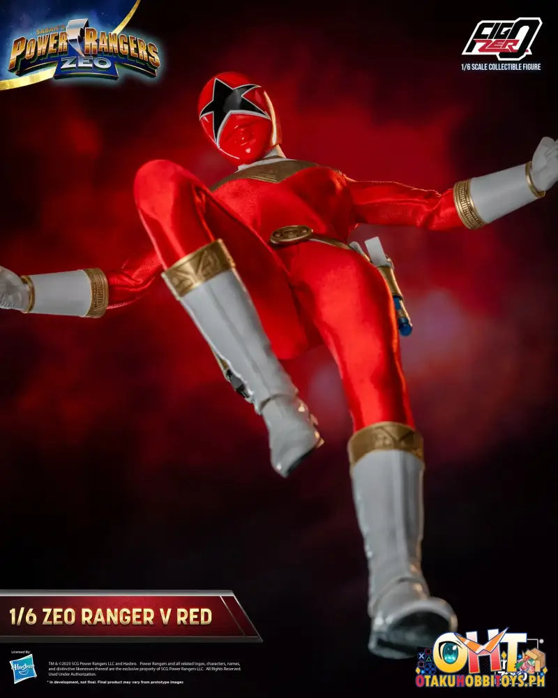 Threezero Power Rangers Zeo Figzero 1/6 Ranger V Red 3Z05870W0