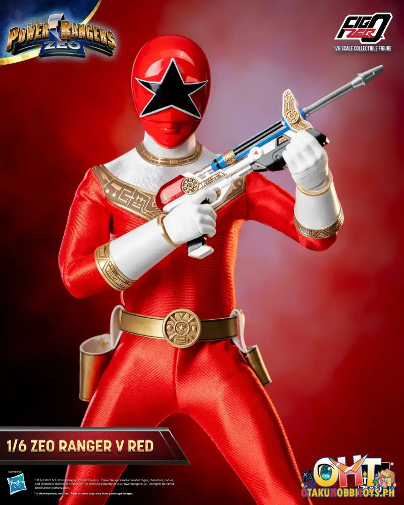 Threezero Power Rangers Zeo Figzero 1/6 Ranger V Red 3Z05870W0