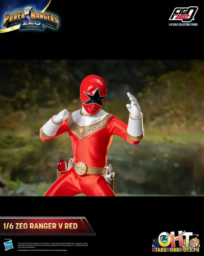 Threezero Power Rangers Zeo Figzero 1/6 Ranger V Red 3Z05870W0
