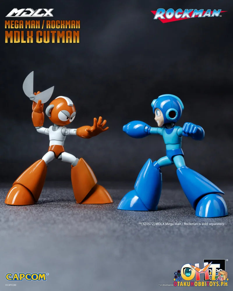 Threezero Rockman / Mega Man MDLX Cutman Articulated Figure