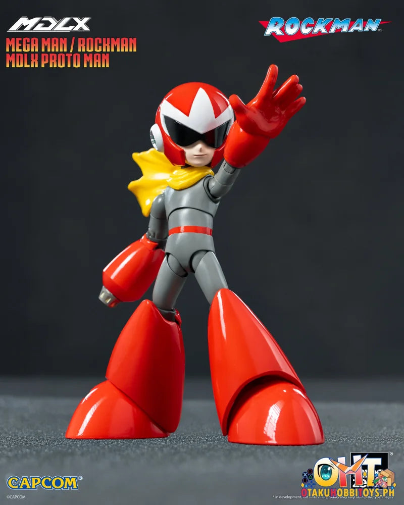 Threezero Rockman / Mega Man MDLX Proto Man Articulated Figure