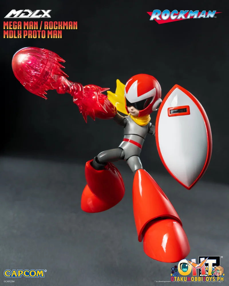 Threezero Rockman / Mega Man MDLX Proto Man Articulated Figure