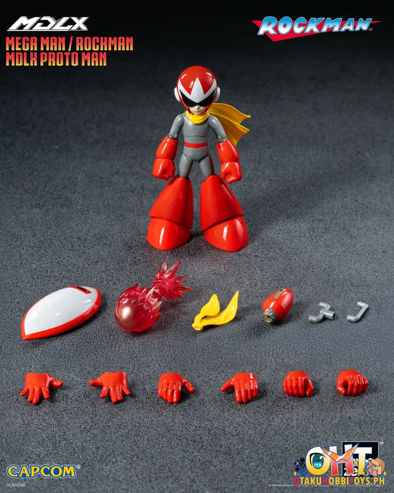 Threezero Rockman / Mega Man MDLX Proto Man Articulated Figure