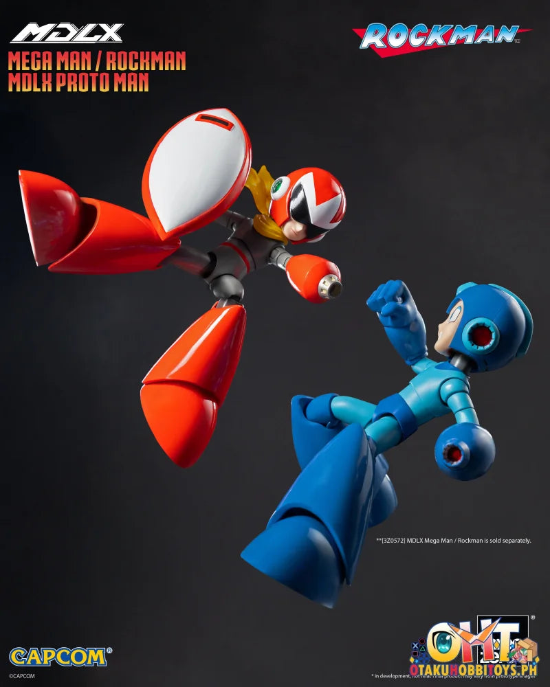 Threezero Rockman / Mega Man MDLX Proto Man Articulated Figure