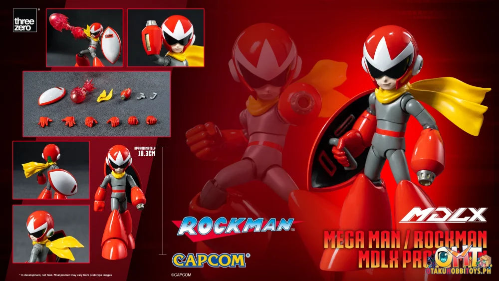 Threezero Rockman / Mega Man MDLX Proto Man Articulated Figure