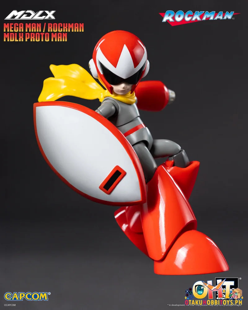 Threezero Rockman / Mega Man MDLX Proto Man Articulated Figure