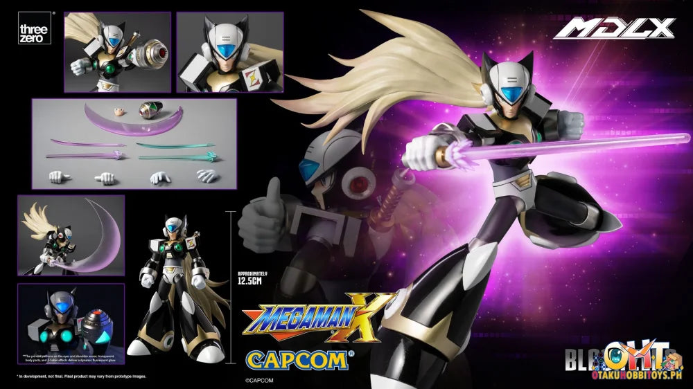 Threezero Rockman X MDLX Black Zero - Articulated Figure